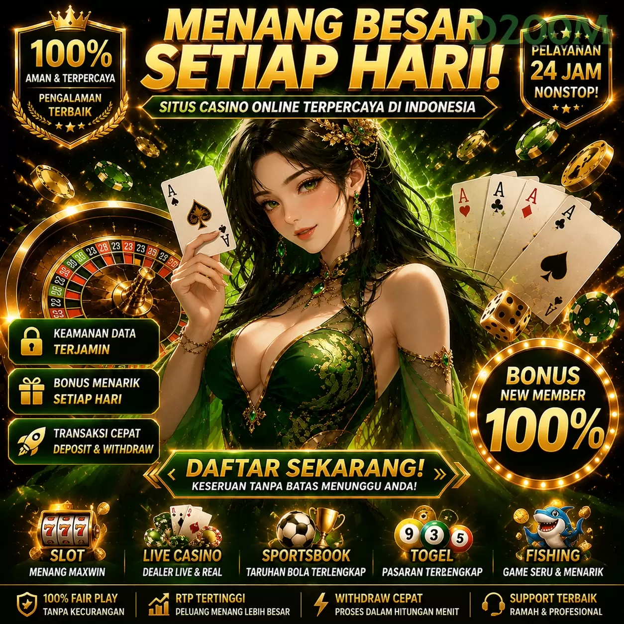 Login d200m Sekarang Bonus Melimpah